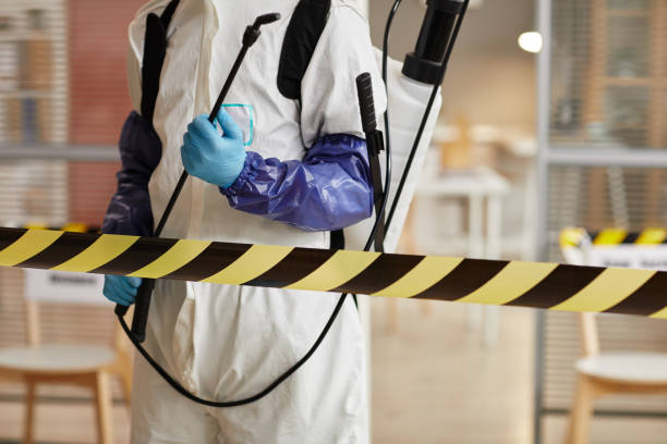 Professional Trauma Scene Cleanup technician working in New Munich, MN